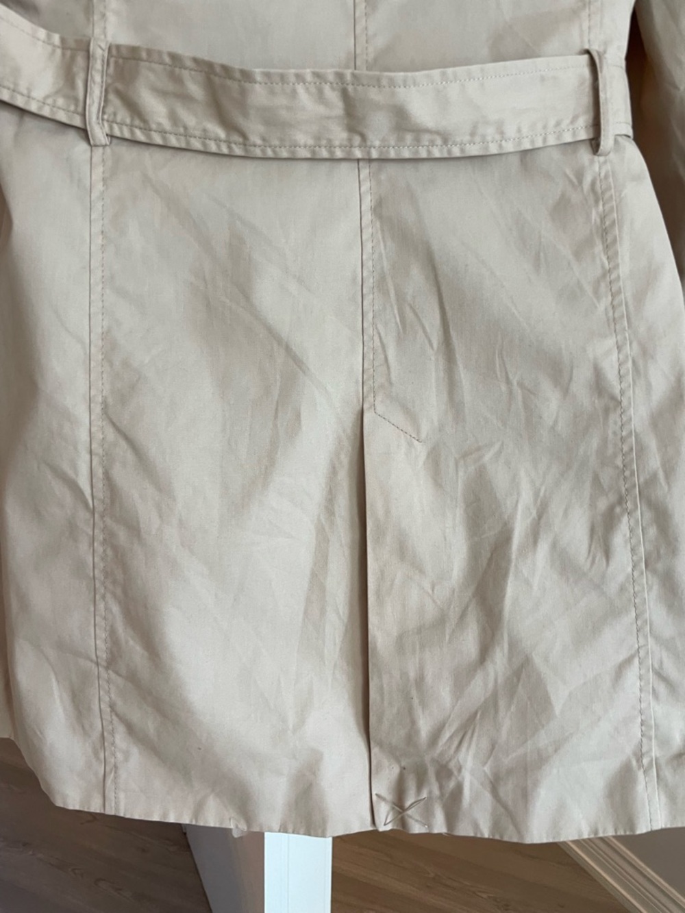 Stradivarius Beige Trench Coat - Size XL (Fits M/L) - Picture 10 of 11
